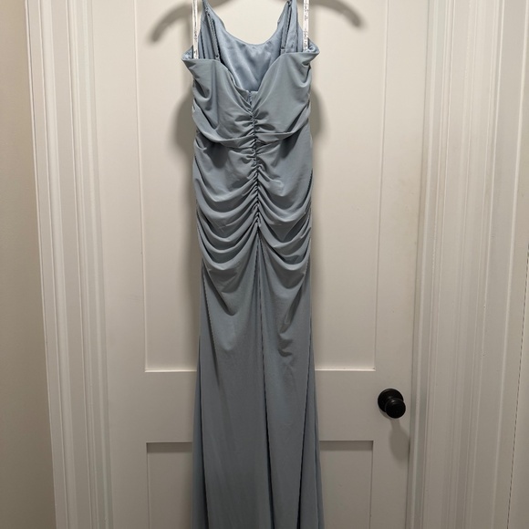 David bridal Long Ruched Spaghetti - Picture 3 of 3